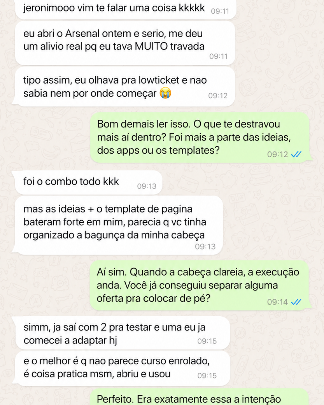 Depoimento de quem usou o Arsenal